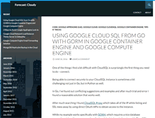 Tablet Screenshot of forecastcloudy.net